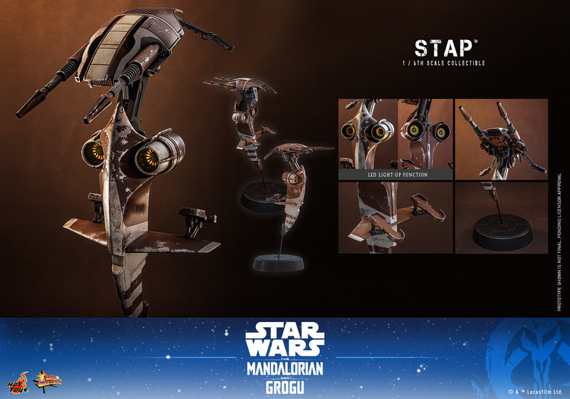 Load image into Gallery viewer, Hot Toys - Star Wars: The Mandalorian &amp; Grogu - STAP (MMS886)
