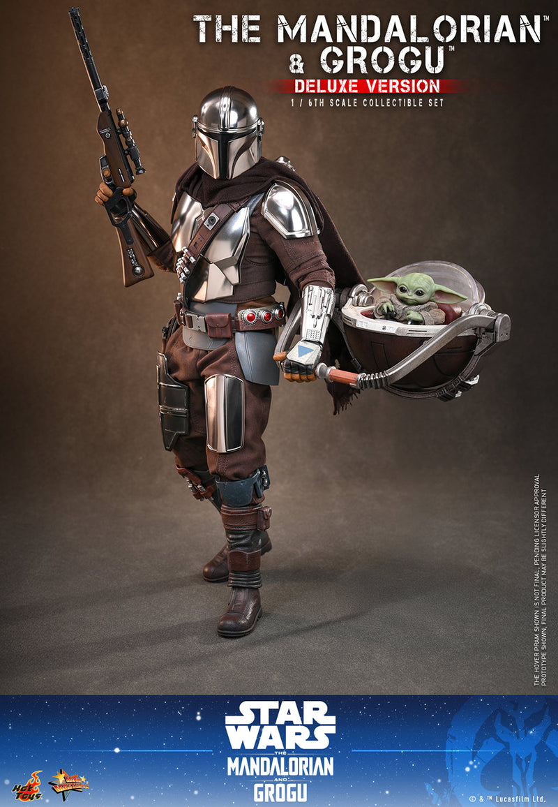 Load image into Gallery viewer, Hot Toys - Star Wars: The Mandalorian &amp; Grogu - The Mandalorian and Grogu (Deluxe) (MMS872)
