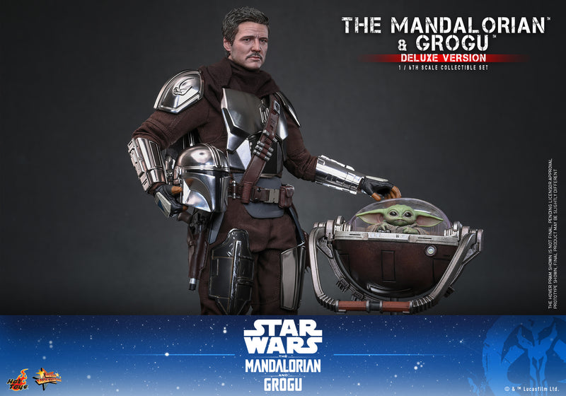 Load image into Gallery viewer, Hot Toys - Star Wars: The Mandalorian &amp; Grogu - The Mandalorian and Grogu (Deluxe) (MMS872)
