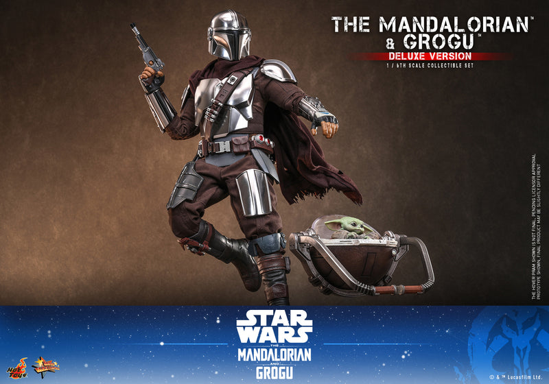 Load image into Gallery viewer, Hot Toys - Star Wars: The Mandalorian &amp; Grogu - The Mandalorian and Grogu (Deluxe) (MMS872)
