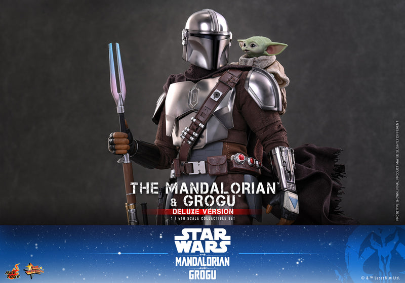 Load image into Gallery viewer, Hot Toys - Star Wars: The Mandalorian &amp; Grogu - The Mandalorian and Grogu (Deluxe) (MMS872)
