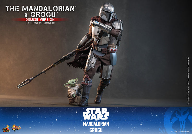 Load image into Gallery viewer, Hot Toys - Star Wars: The Mandalorian &amp; Grogu - The Mandalorian and Grogu (Deluxe) (MMS872)
