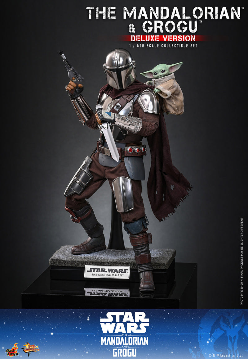 Load image into Gallery viewer, Hot Toys - Star Wars: The Mandalorian &amp; Grogu - The Mandalorian and Grogu (Deluxe) (MMS872)
