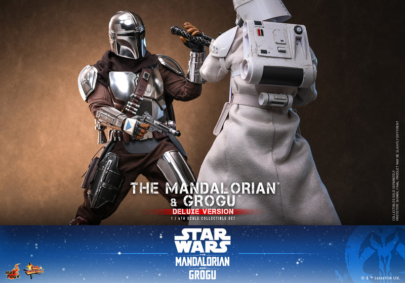 Load image into Gallery viewer, Hot Toys - Star Wars: The Mandalorian &amp; Grogu - The Mandalorian and Grogu (Deluxe) (MMS872)
