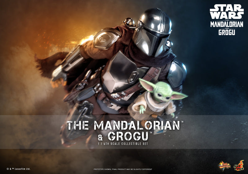 Load image into Gallery viewer, Hot Toys - Star Wars: The Mandalorian &amp; Grogu - The Mandalorian and Grogu (MMS871)
