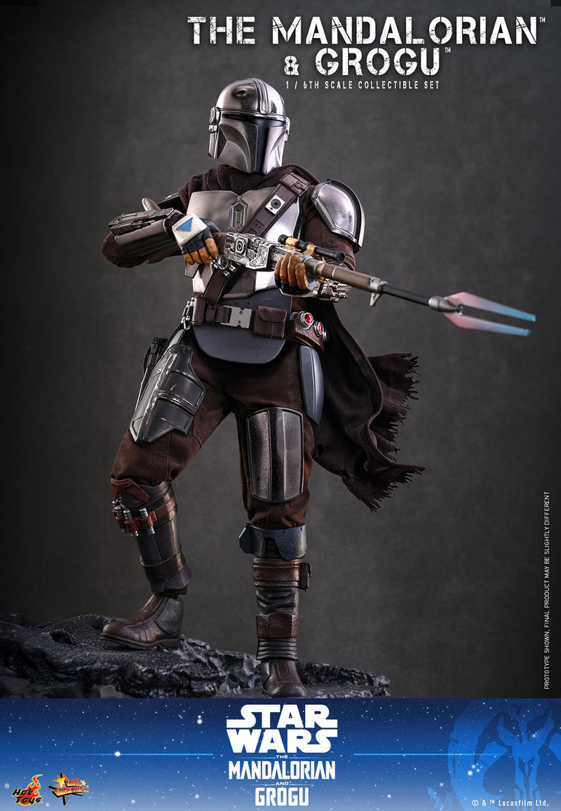 Load image into Gallery viewer, Hot Toys - Star Wars: The Mandalorian &amp; Grogu - The Mandalorian and Grogu (MMS871)
