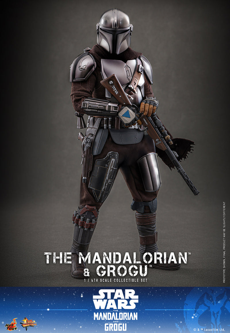 Load image into Gallery viewer, Hot Toys - Star Wars: The Mandalorian &amp; Grogu - The Mandalorian and Grogu (MMS871)

