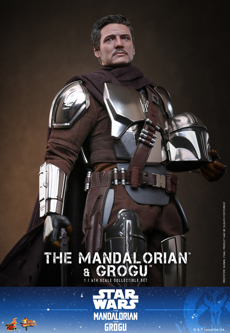 Load image into Gallery viewer, Hot Toys - Star Wars: The Mandalorian &amp; Grogu - The Mandalorian and Grogu (MMS871)
