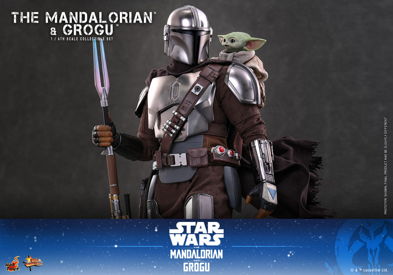 Load image into Gallery viewer, Hot Toys - Star Wars: The Mandalorian &amp; Grogu - The Mandalorian and Grogu (MMS871)
