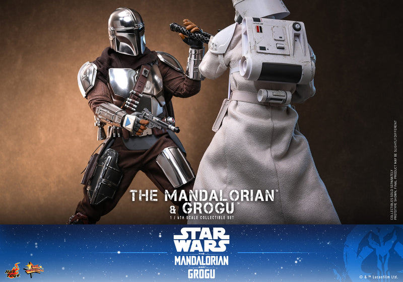 Load image into Gallery viewer, Hot Toys - Star Wars: The Mandalorian &amp; Grogu - The Mandalorian and Grogu (MMS871)
