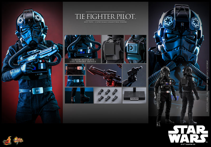 Load image into Gallery viewer, Hot Toys - Star Wars A New Hope - TIE Fighter Pilot
