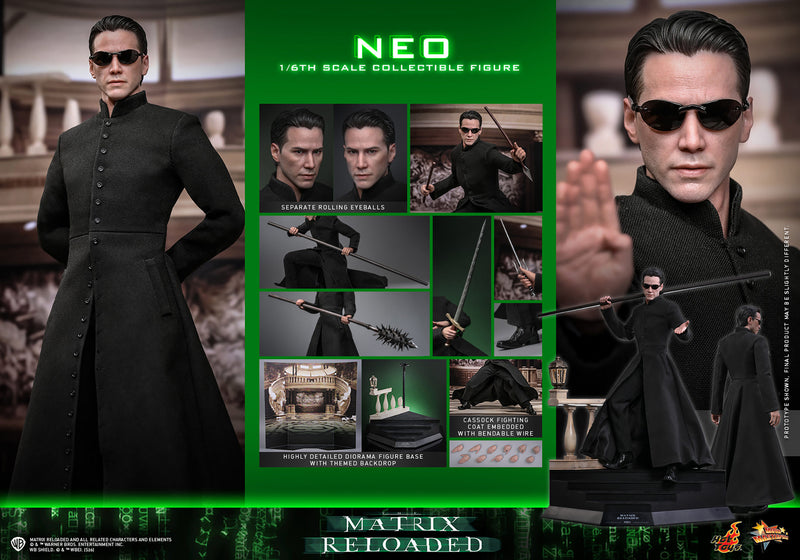 Load image into Gallery viewer, Hot Toys - Matrix Reloaded - Neo (MMS868)
