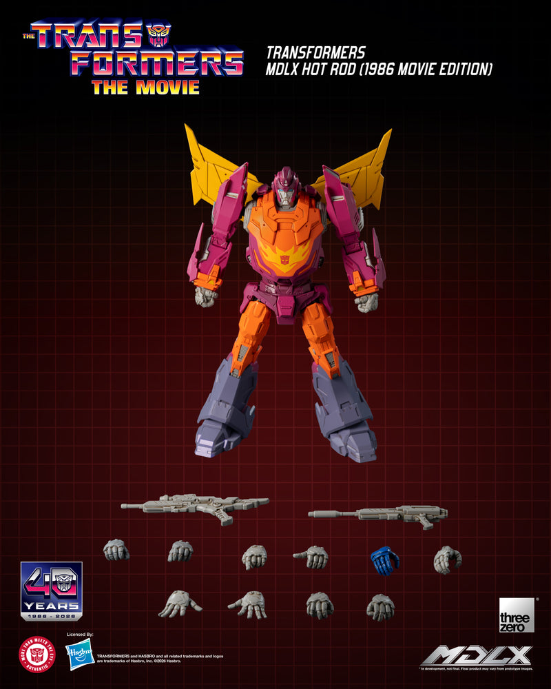 Load image into Gallery viewer, Threezero - Transformers - MDLX Hot Rod (1986 Movie Edition)
