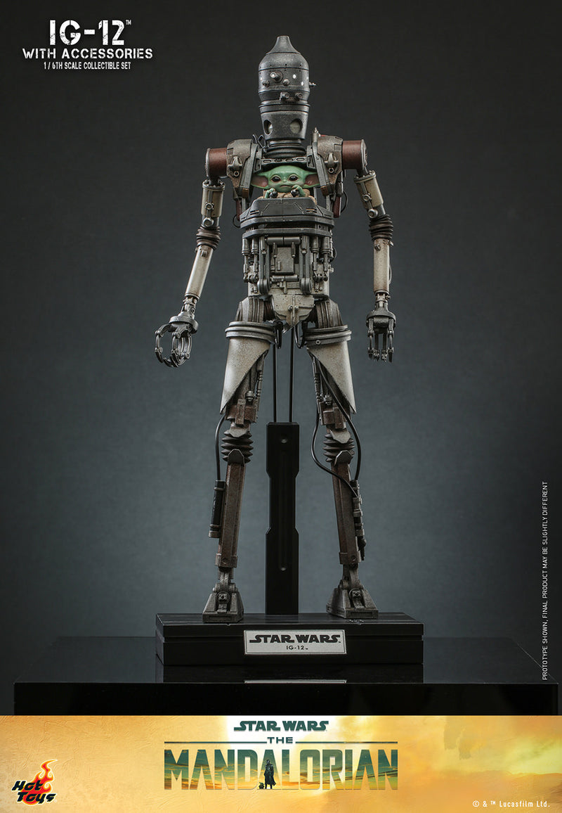 Load image into Gallery viewer, Hot Toys - Star Wars The Mandalorian - IG-12 With Accessories
