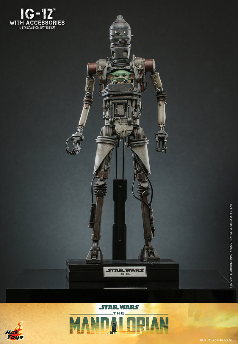 Load image into Gallery viewer, Hot Toys - Star Wars The Mandalorian - IG-12 With Accessories
