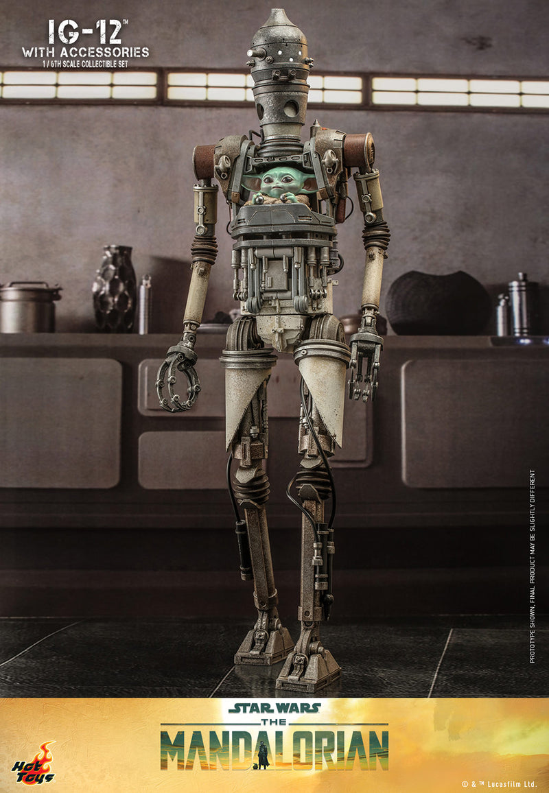 Load image into Gallery viewer, Hot Toys - Star Wars The Mandalorian - IG-12 With Accessories
