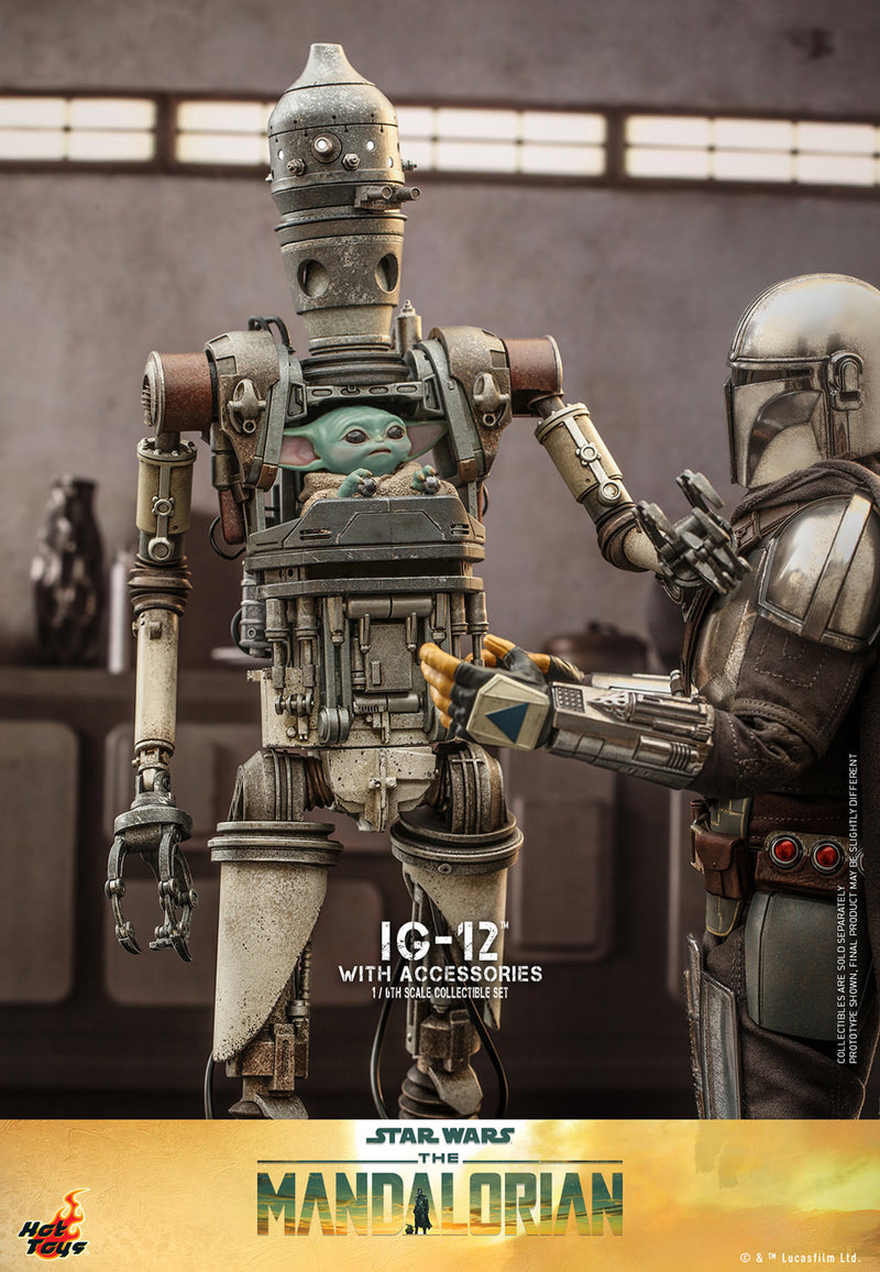 Load image into Gallery viewer, Hot Toys - Star Wars The Mandalorian - IG-12 With Accessories
