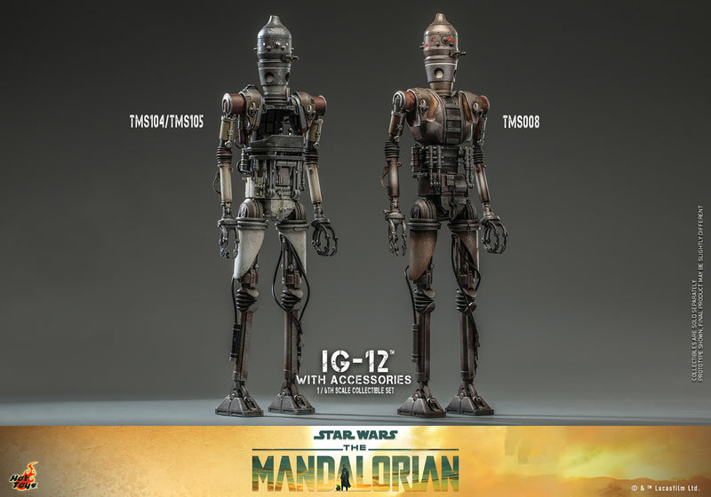 Load image into Gallery viewer, Hot Toys - Star Wars The Mandalorian - IG-12 With Accessories
