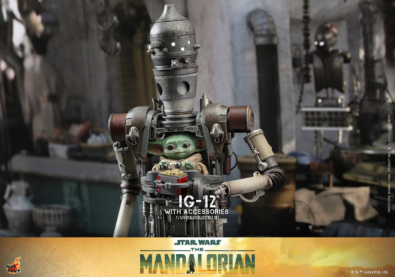 Load image into Gallery viewer, Hot Toys - Star Wars The Mandalorian - IG-12 With Accessories
