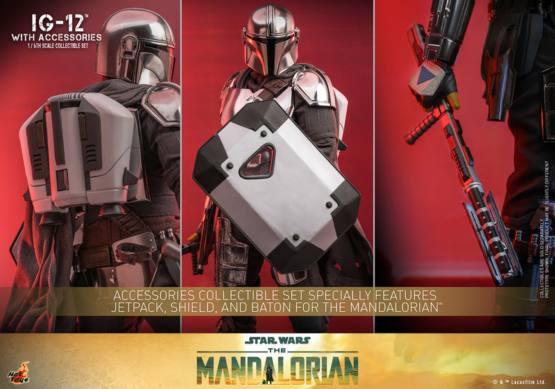 Load image into Gallery viewer, Hot Toys - Star Wars The Mandalorian - IG-12 With Accessories
