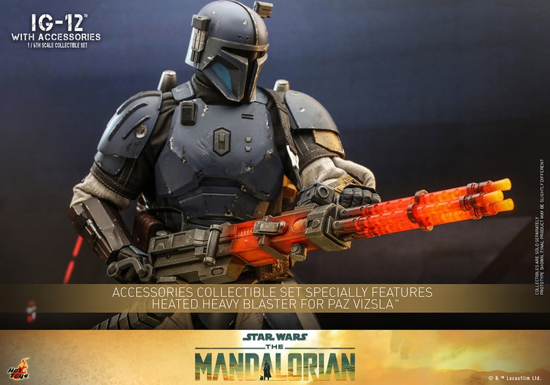 Load image into Gallery viewer, Hot Toys - Star Wars The Mandalorian - IG-12 With Accessories
