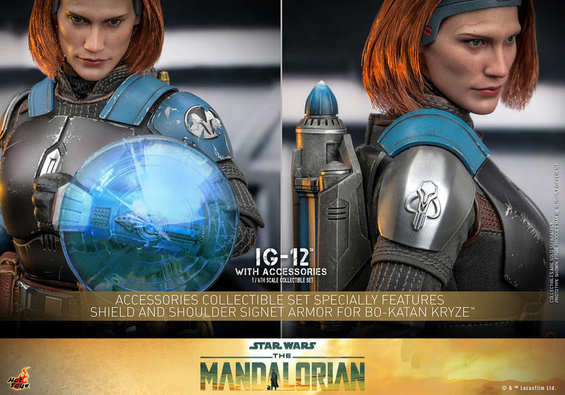 Load image into Gallery viewer, Hot Toys - Star Wars The Mandalorian - IG-12 With Accessories
