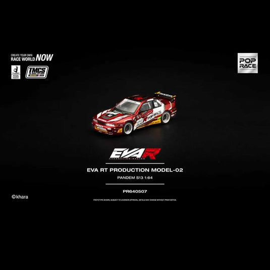 Pop Race - Pandem S13 (EVA RT Production Model-02) (TMCS 2026 Special Edition) 1/64 Scale Diecast Model Car (PR640507)