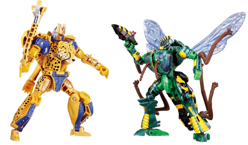 Load image into Gallery viewer, Takara - Transformers War for Cybertron: Cheetor VS Waspinator Set (Premium Finish)
