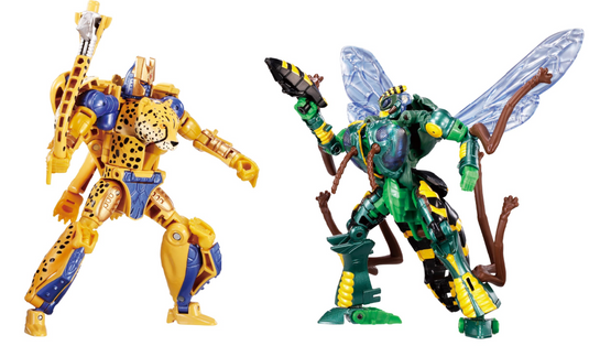 Takara - Transformers War for Cybertron: Cheetor VS Waspinator Set (Premium Finish)