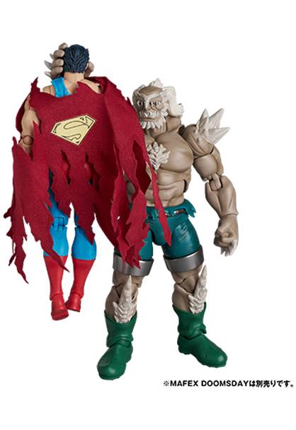 Load image into Gallery viewer, MAFEX Superman: The Death of Superman - No. 324 Superman (Battle Damaged Version)
