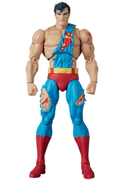Load image into Gallery viewer, MAFEX Superman: The Death of Superman - No. 324 Superman (Battle Damaged Version)
