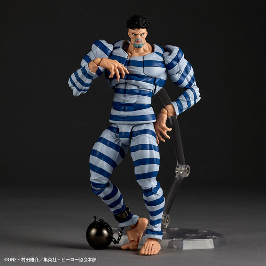 Kaiyodo - Amazing Yamaguchi - Revoltech One Punch Man NR107 - Puri-Puri Prisoner