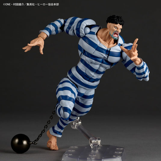 Kaiyodo - Amazing Yamaguchi - Revoltech One Punch Man NR107 - Puri-Puri Prisoner