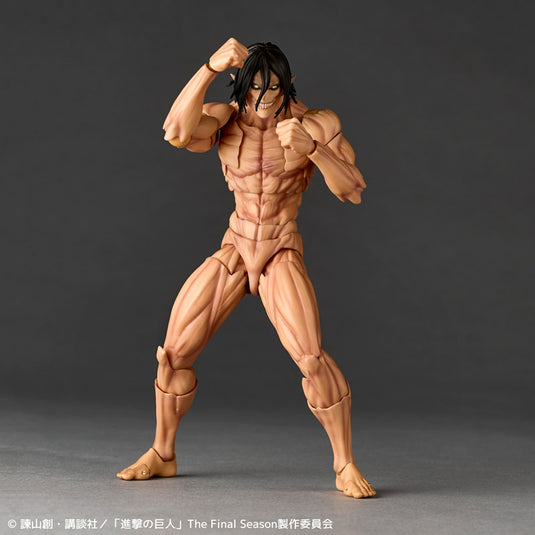 Kaiyodo - Amazing Yamaguchi - Revoltech Attack On Titan NR084 - Attack Titan (Eren Yeager) (Reissue)