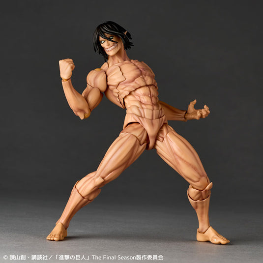 Kaiyodo - Amazing Yamaguchi - Revoltech Attack On Titan NR084 - Attack Titan (Eren Yeager) (Reissue)