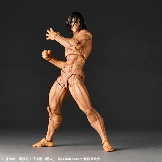 Kaiyodo - Amazing Yamaguchi - Revoltech Attack On Titan NR084 - Attack Titan (Eren Yeager) (Reissue)