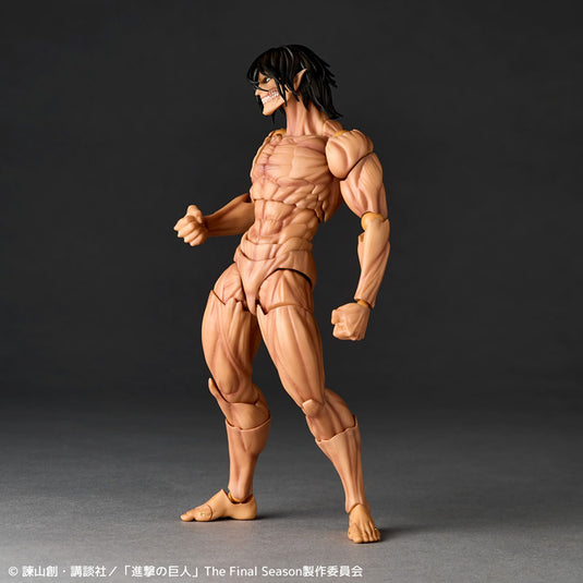 Kaiyodo - Amazing Yamaguchi - Revoltech Attack On Titan NR084 - Attack Titan (Eren Yeager) (Reissue)