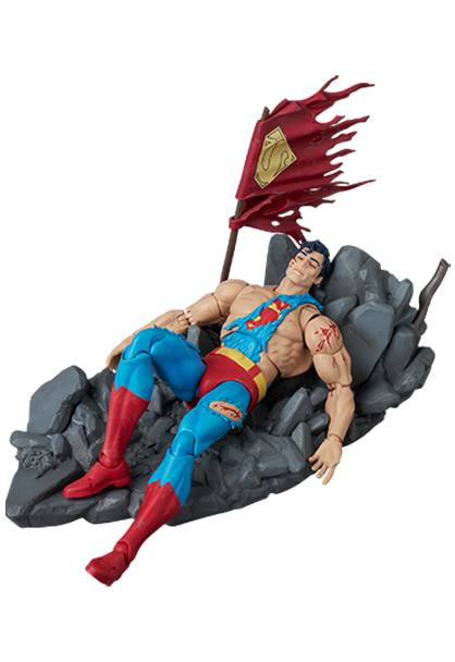Load image into Gallery viewer, MAFEX Superman: The Death of Superman - No. 324 Superman (Battle Damaged Version)
