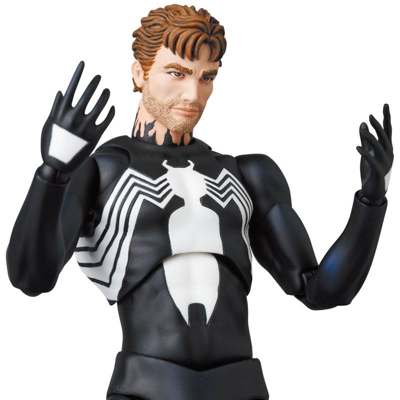 Load image into Gallery viewer, MAFEX - Marvel Super Heroes Secret Wars - No.147 Spider-Man (Black Costume Comic Version) (Reissue)
