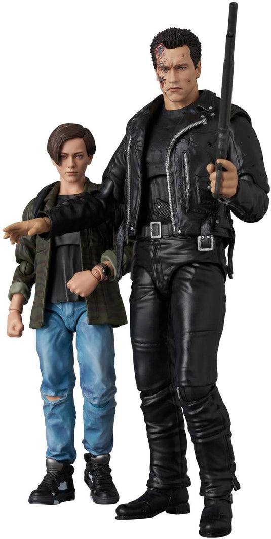MAFEX Terminator 2: Judgement Day - T-800 (T2 Version) and John Connor Two Pack No. 280