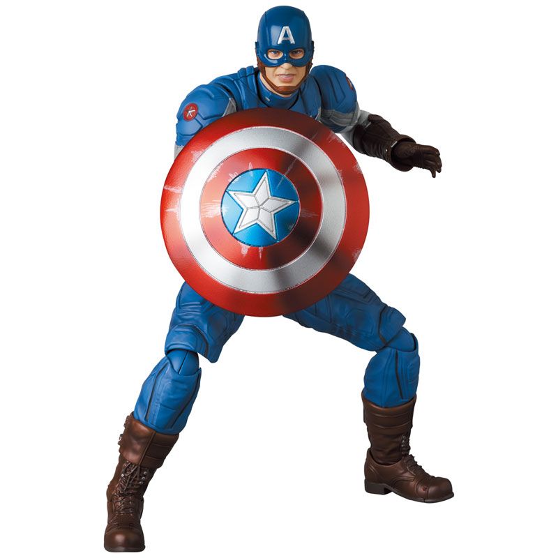 Load image into Gallery viewer, MAFEX Captain America: The Winter Soldier - No. 220 Captain America (Classic Suit)

