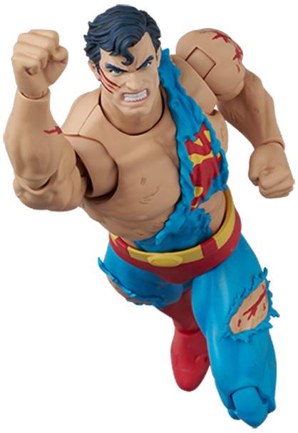 Load image into Gallery viewer, MAFEX Superman: The Death of Superman - No. 324 Superman (Battle Damaged Version)
