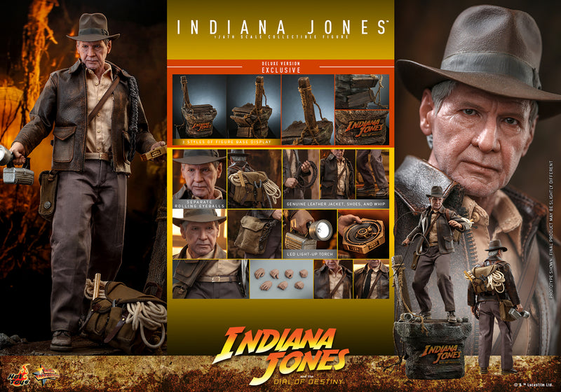 Load image into Gallery viewer, Hot Toys - Indiana Jones and The Dial of Destiny - Indiana Jones (Deluxe Version)
