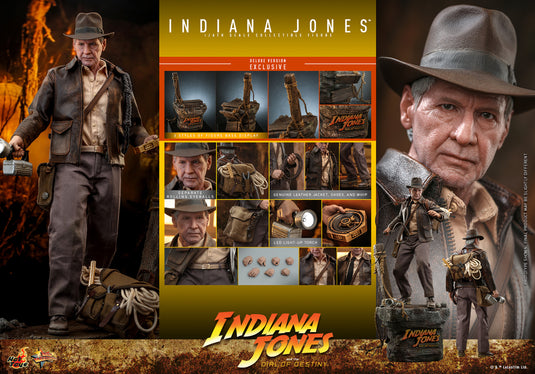 Hot Toys - Indiana Jones and The Dial of Destiny - Indiana Jones (Deluxe Version)