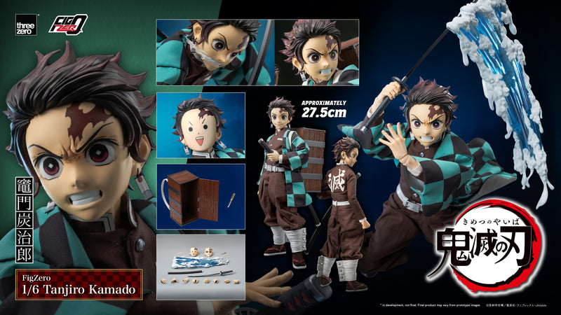 Load image into Gallery viewer, Threezero - FigZero Demon Slayer Kimetsu No Yaiba - Tanjiro Kamado
