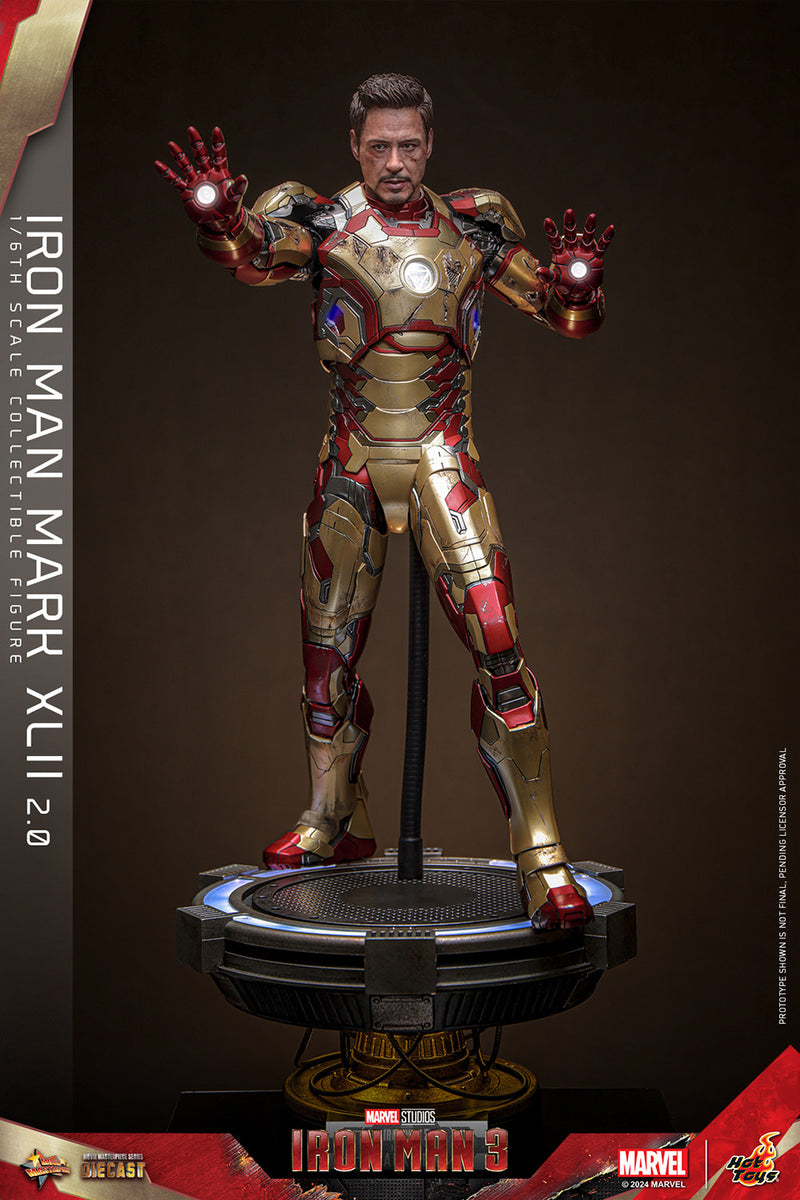 Load image into Gallery viewer, Hot Toys - Iron Man 3 - Iron Man Mark XLII (2.0)
