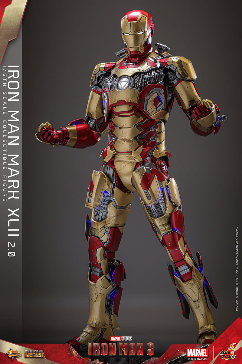 Load image into Gallery viewer, Hot Toys - Iron Man 3 - Iron Man Mark XLII (2.0)
