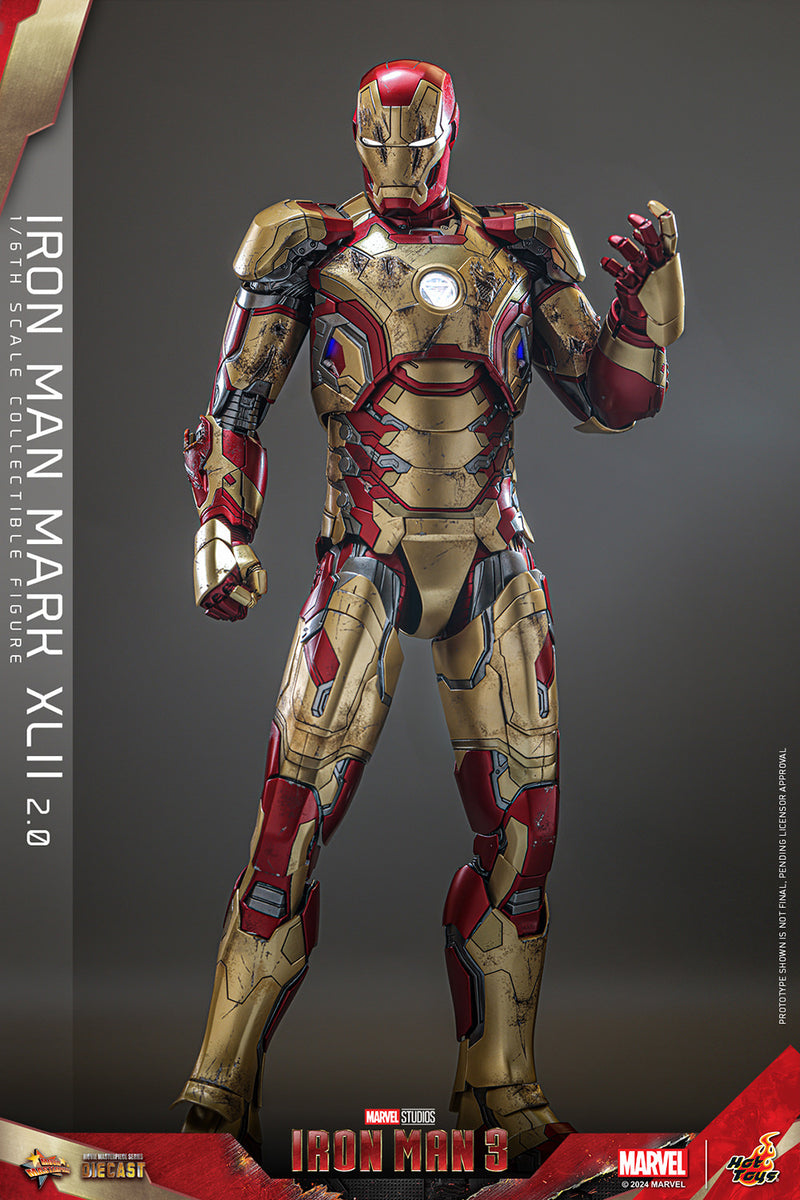 Load image into Gallery viewer, Hot Toys - Iron Man 3 - Iron Man Mark XLII (2.0)
