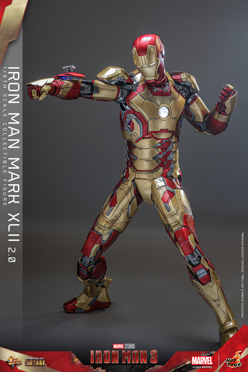 Load image into Gallery viewer, Hot Toys - Iron Man 3 - Iron Man Mark XLII (2.0)
