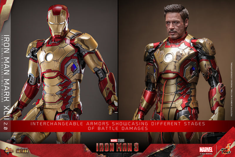 Load image into Gallery viewer, Hot Toys - Iron Man 3 - Iron Man Mark XLII (2.0)
